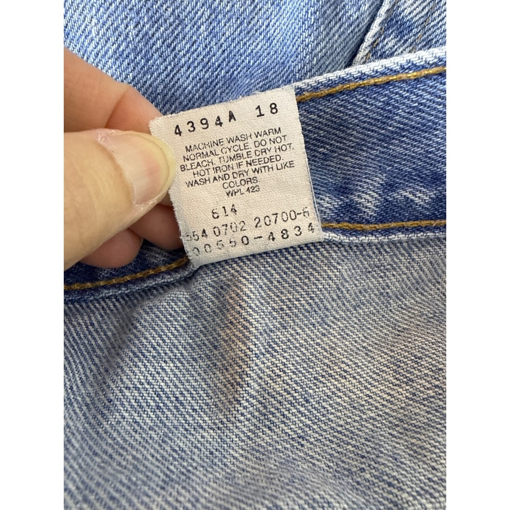 Levis Vintage 90's 550 Denim Jeans Men Size Waist 38 Length 30 Red Tab‎ USA - Picture 12 of 12